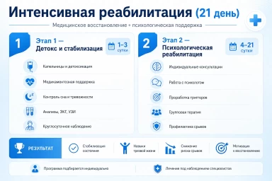 Реабилитация за 21 день в Красноуральске